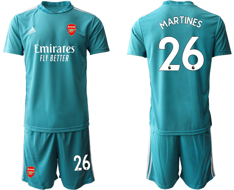 Men 2020-2021 club Arsenal blue goalkeeper #26 Soccer Jerseys1->arsenal jersey->Soccer Club Jersey